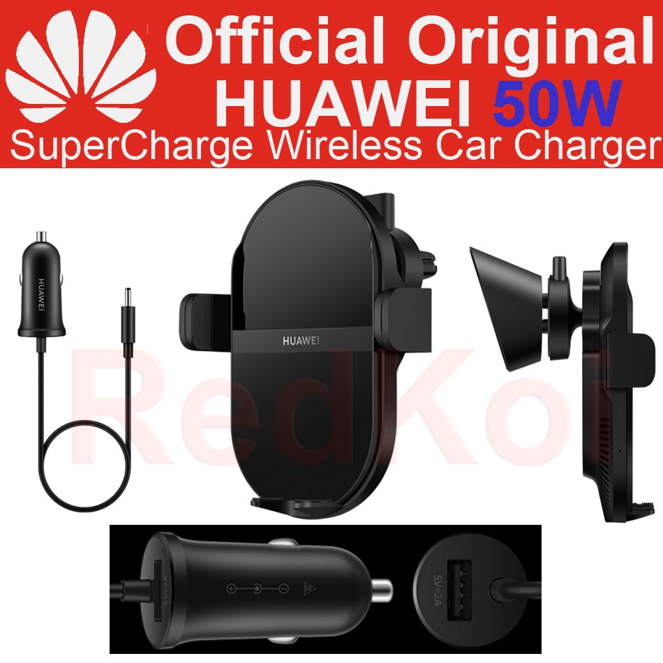 CK030 HUAWEI SuperCharge Wireless Car Charger 50W Qi Standa - 图0