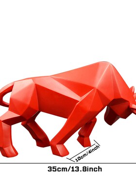 Sculpture Bull Statue Resin Bulls nordic decoration home de