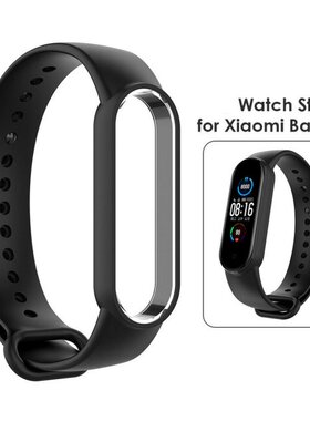 Non-slip Strap For Xiaomi Mi Band 5 Silicone Wristband Brace
