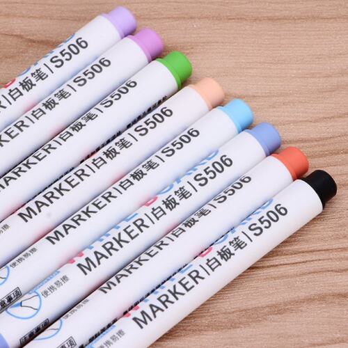 8 Colors Wipeable Glass Window Whiteboard Marker Pen Shop Ca - 图2