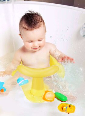 New Baby Tub Seat Bathtub Pad Mat Chair Safety Anti Slip Inf