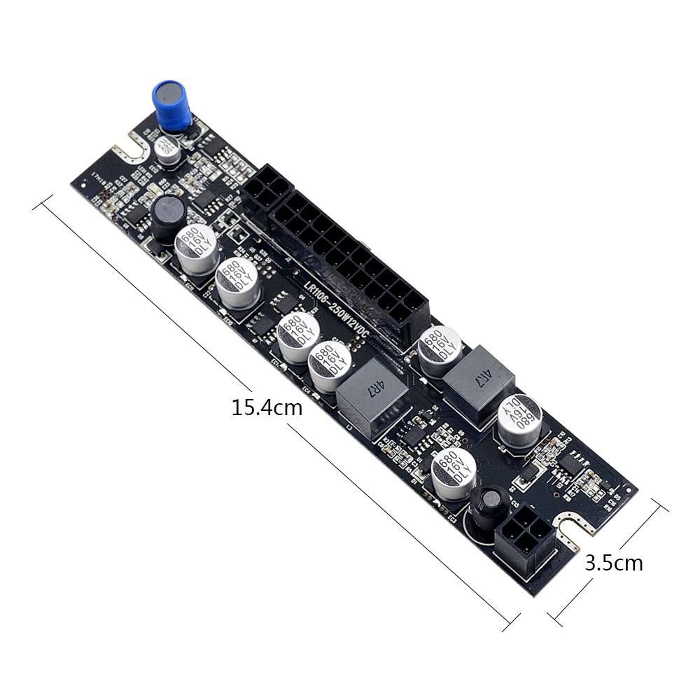 CHIPAL 250W 12V DC ATX ATX 24Pin Switch PSU Adapter Card Mi-图0