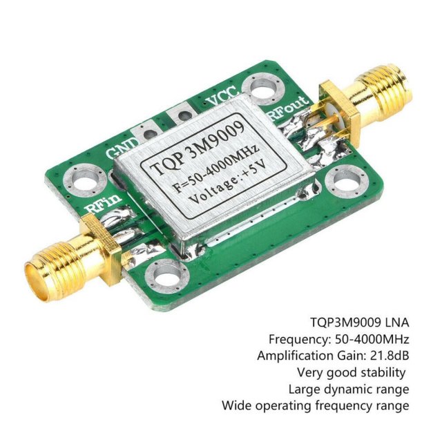 50-4000mhz Gain 21.8db RF Low Noise Tqp3m9009 Lna Amplifier - 图1