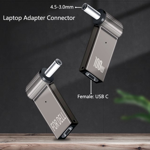 PD 100W Laptop Power Charger Supply Adapter USB Type-C Femal - 图1