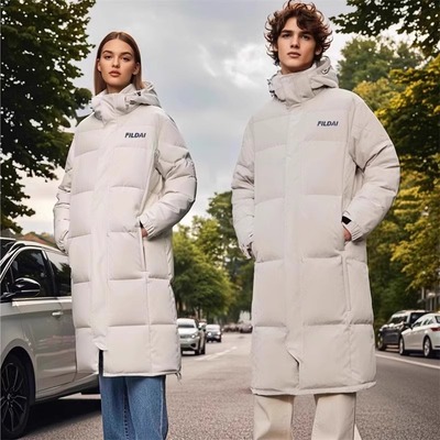 斐勒满天星【官方正品】联名款男女情侣新款冬季中长款羽绒服外套