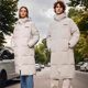 Co-branded new winter mid-length down jacket for men and women