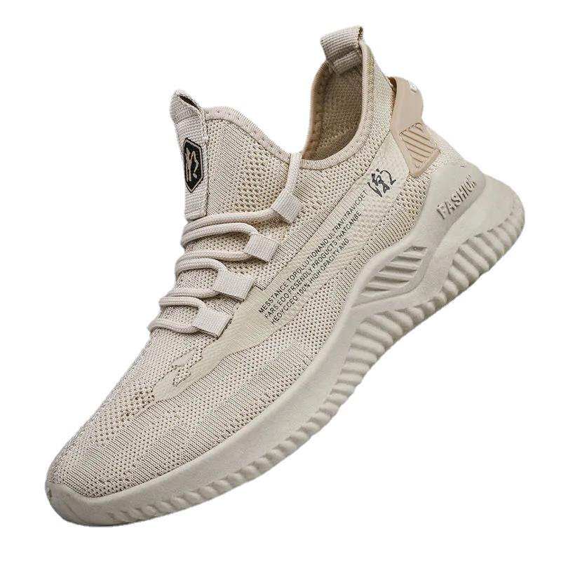 新款外贸运动鞋男士韩版椰子跑步鞋地摊休闲网面透气软底潮鞋