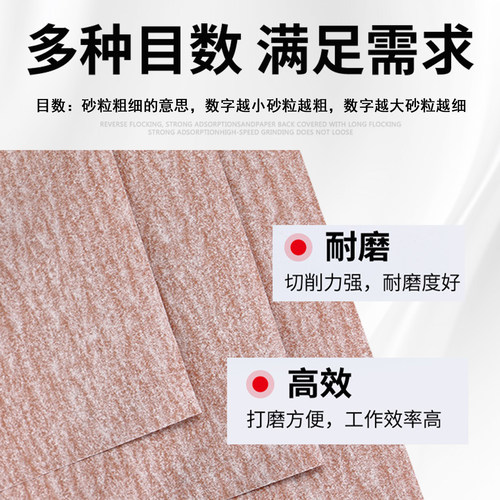 诺顿A275干磨砂纸油漆文玩抛光沙纸家具木工打磨砂纸漆面打磨神器 - 图2