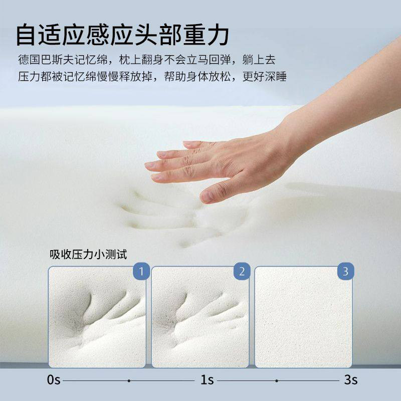 LACASA慢回弹深睡记忆棉枕头枕芯单人记忆枕护颈椎助睡眠一对装,淘宝优惠券,粉丝福利购,淘宝优惠卷