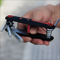 Screwdriver tool kit Set of inner hexagon wrench Quick demolition 8 inner hexagon wrench piece combined folding tool