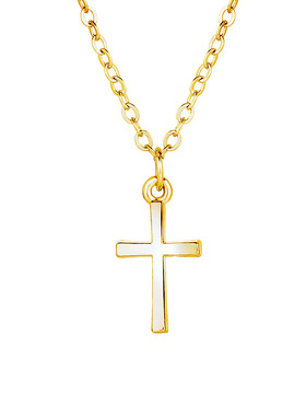 CrossPendantNecklivSi