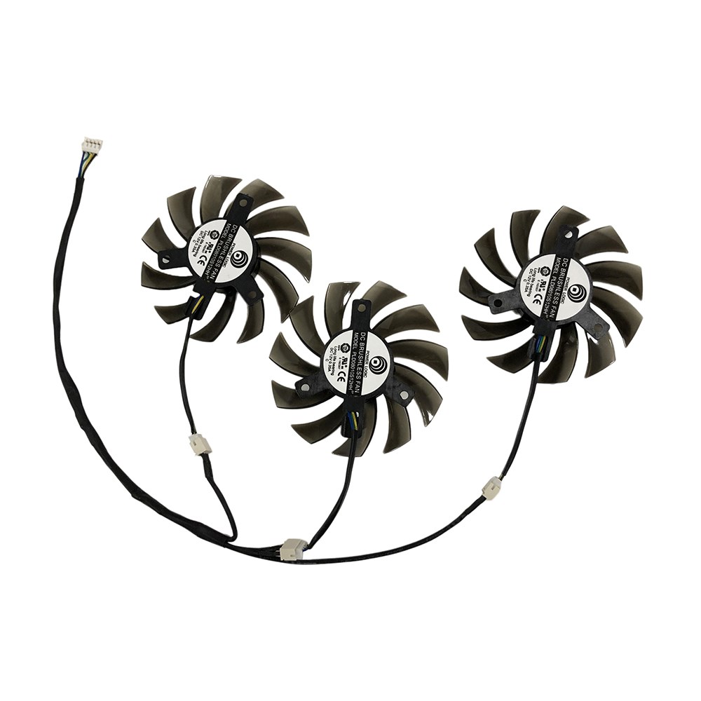 PLD08010S12HH 75MM R9 290 R9 380X Cooler Fan  Gigabyte GTX67 - 图2