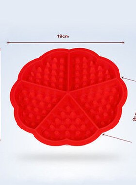 18*18*9cm Creative Non-stick Food Grade Silicone Waffle Mold
