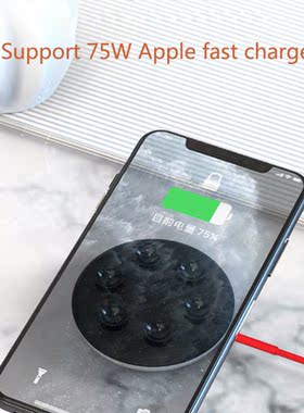 Spider Suction Cup Wireless Charger For iPhone XR 11 12 Sam