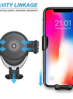 FDGAO 15W Fast Wireless Charger Car Mount for iPhone 11 X X