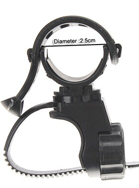 1PC Black 360 Degree Bike Bicycle Flashlight Torch Mount Hol