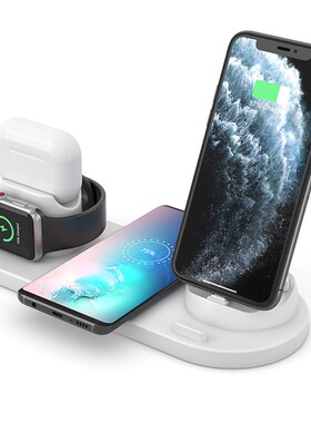 6 In 1 Wireless Charging Stand For Apple Watch IPhone 11 X
