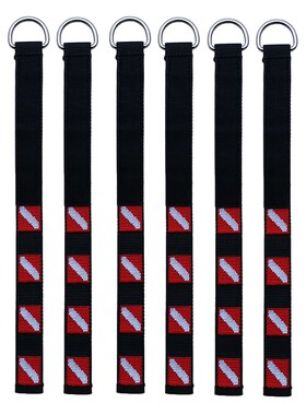 6pcs Scuba Diving Dive Wrist Strap Wristband Webbing for Un