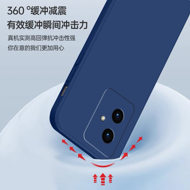 适用华为荣耀100手机壳新款Honor100pro一百pr0版曲屏带挂绳液态硅胶的黑色全包防摔女外壳保护套por男士简约-图2