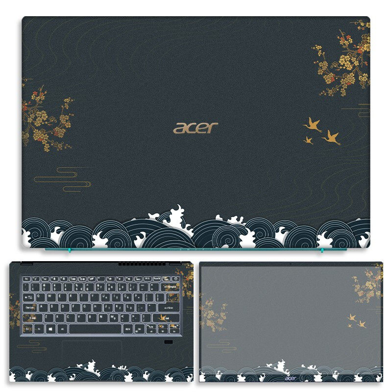 宏碁非凡S3贴纸S3Plus笔记本S3Pro电脑外壳保护膜传奇Young贴膜SF314-512定制壁纸传奇X键盘屏幕全套贴膜英寸