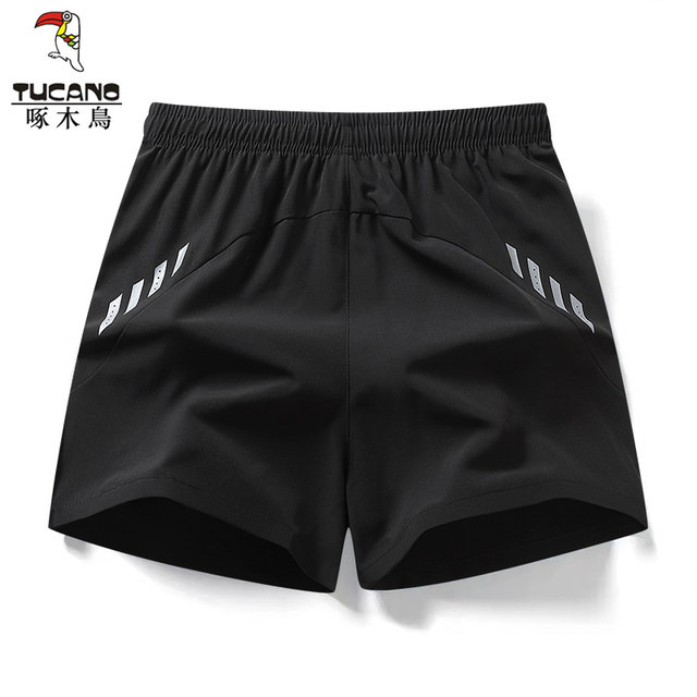 Woodpecker sports shorts men and women three-quarter pants