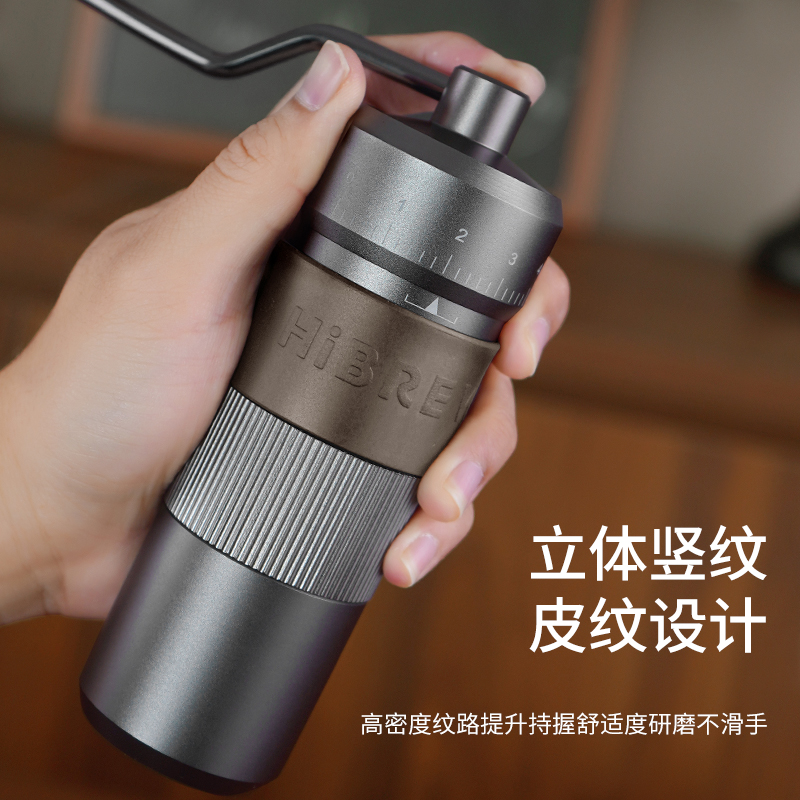 HiBREW咖喜萃G4B外调节手摇磨豆机咖啡豆手动研磨机意式手磨手冲 - 图1