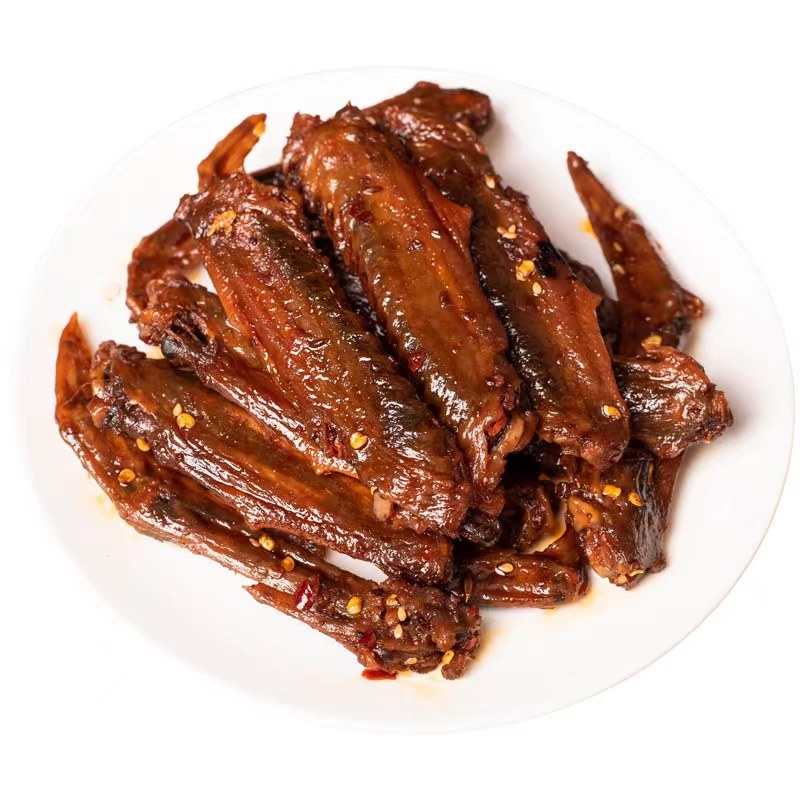 小嘻吖疯狂变态辣特爆香辣酱板鸭翅 小嘻吖鸭肉零食
