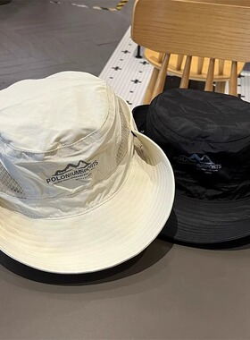 遮阳帽子男女徒步登山渔夫帽户外西部牛仔帽钓鱼防紫外线速干大檐