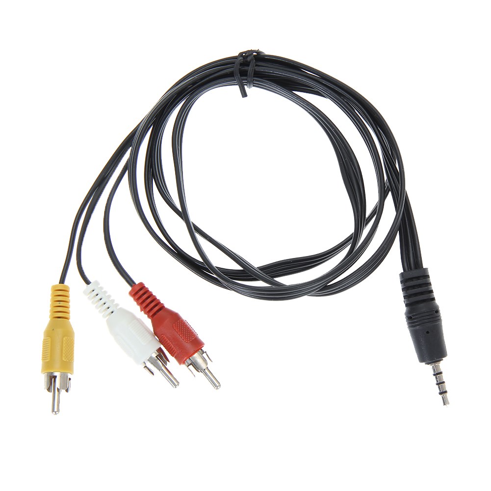 3.5mm Jack To 3 RCA Adapter Male Audio Video AV Cable AUX S - 图2