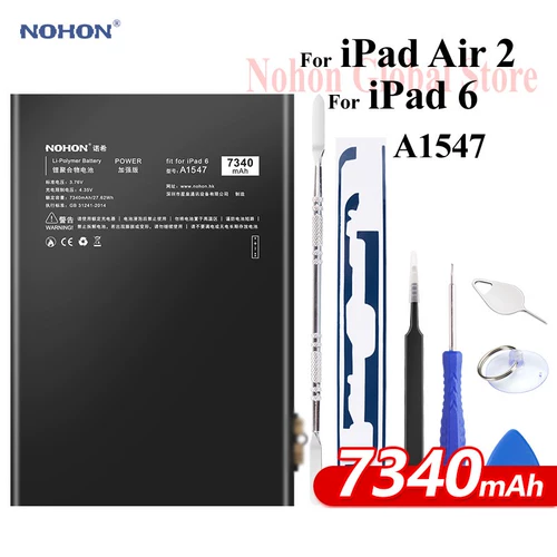 Батарея nohon для iPad 6 Air 2 A1547 7340MAH A1566 A1567 LI