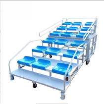New Land Warring Eagle Athletics Competition Timing Desk Mobile Referee Bench Stadium Audience Watch Desk Retractable 24 seats