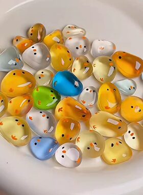 宠物石头彩色网红桌宠女懒人易打理治愈摆件学生可以养的宠物石头