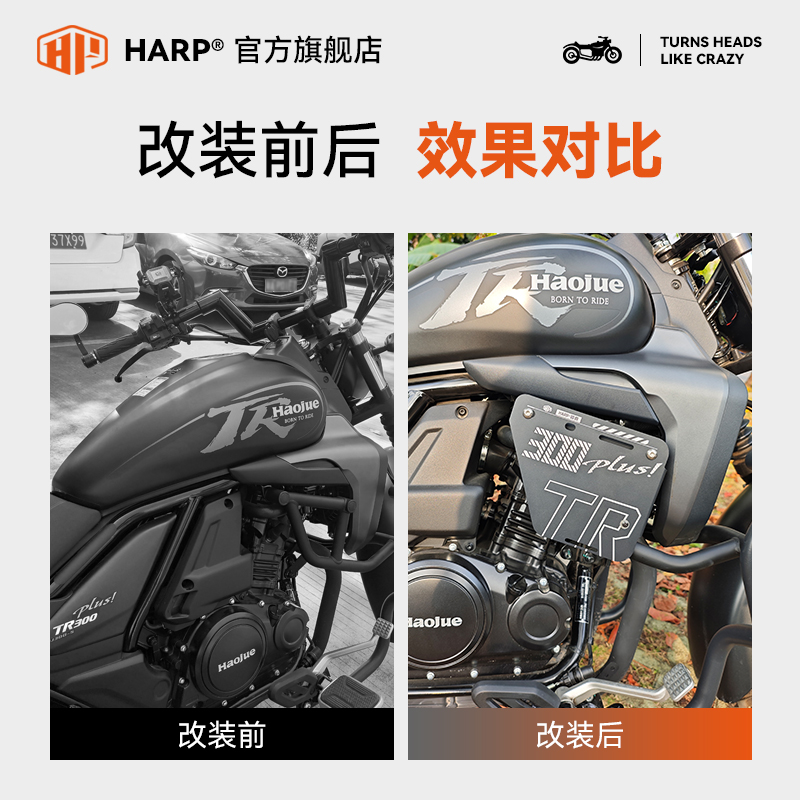 TR300plus/TR300护杠盖板改装保险杠装饰盖板护杠铝合金护板配件 - 图0