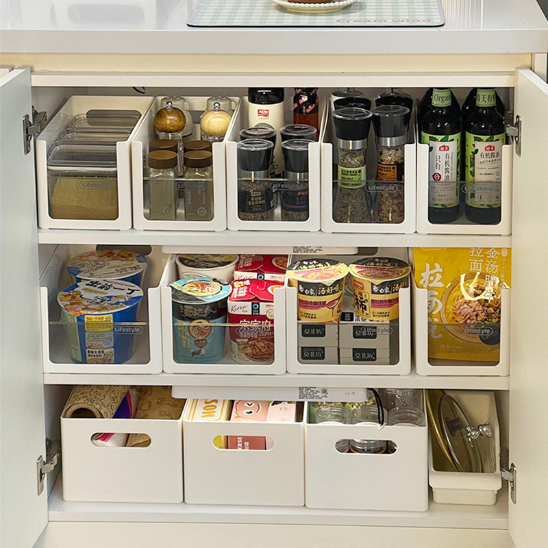 【家居好物】橱柜收纳盒分类抽屉盒厨房桌面杂物整理盒零食储物盒,淘宝优惠券,粉丝福利购,淘宝优惠卷