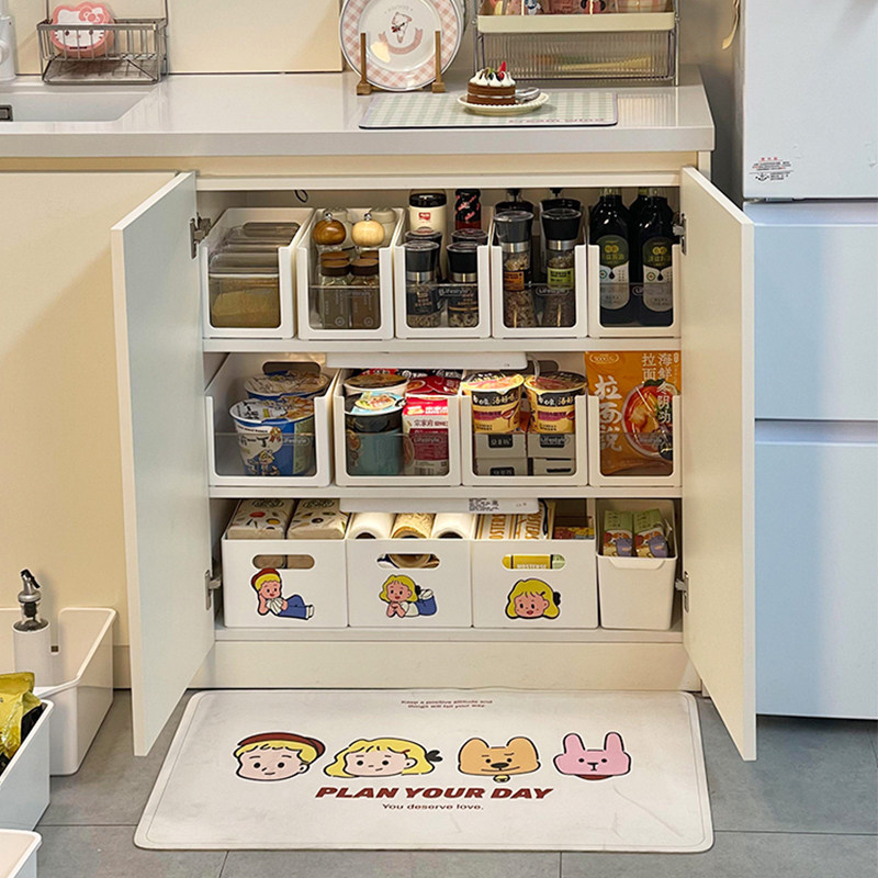 【家居好物】橱柜收纳盒分类抽屉盒厨房桌面杂物整理盒零食储物盒,淘宝优惠券,粉丝福利购,淘宝优惠卷