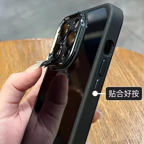 高级金属镜头17air适用iphone15新款苹果14proMax手机壳13por透明12pro简约风p防摔16保护套ip男女款高级感pm - 图2