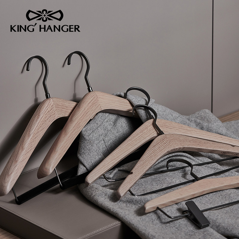 金领结原木衣架高端实木衣架衣柜衣帽间衣挂高级样板间酒店衣撑,淘宝优惠券,粉丝福利购,淘宝优惠卷