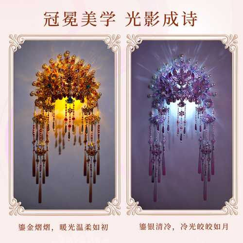 【新品】钢达鎏金鎏银绯羽冠冰箱贴金属拼装模型立体拼图手工diy - 图2