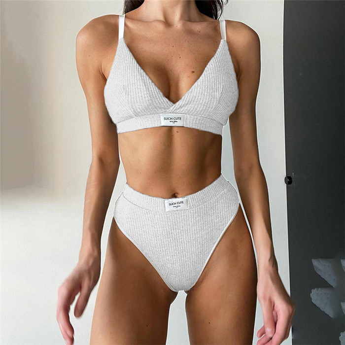INS欧美时尚运动文胸高腰短裤套装女 sport bra briefs set women,淘宝优惠券,粉丝福利购,淘宝优惠卷