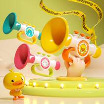 Yellow Duckling Small Horn Children Toy Blow Blown Mini Harmonica Baby Trumpeter Whistleblowing Instrument