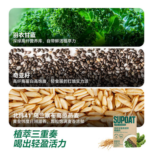 非常麦羽衣甘蓝奇亚籽燕麦奶植物蛋白饮料24盒礼盒装健康早餐奶 - 图1