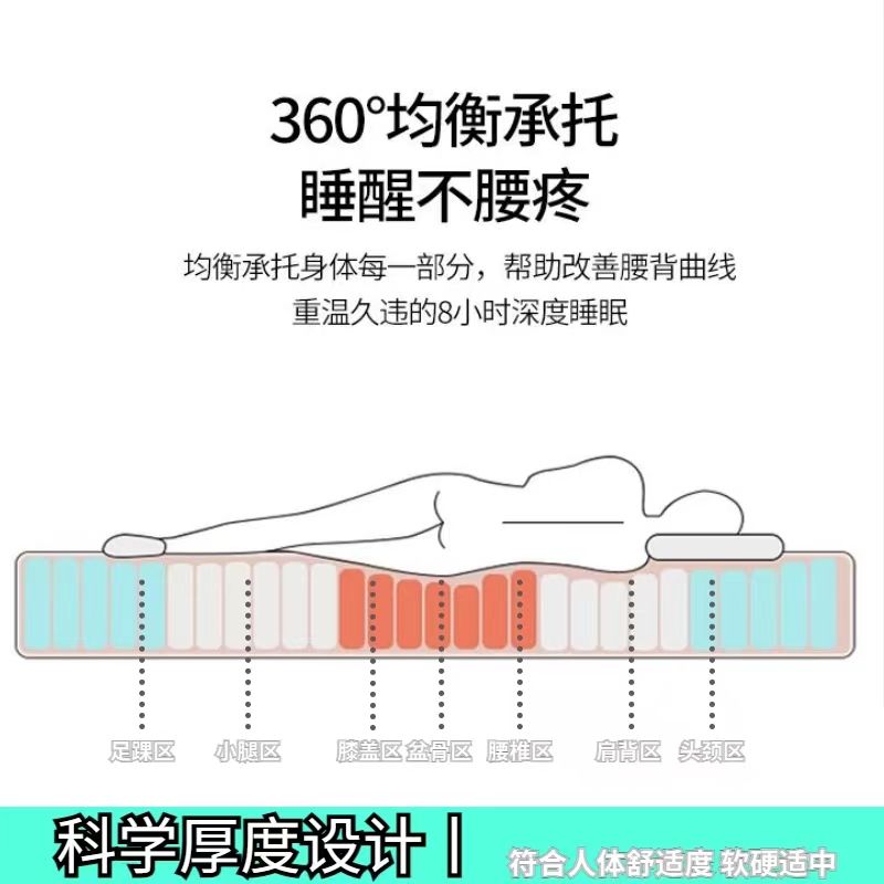 四季生床垫家褥加厚软垫s学款宿舍单双人榻榻米海绵垫用子床垫铺 - 图2