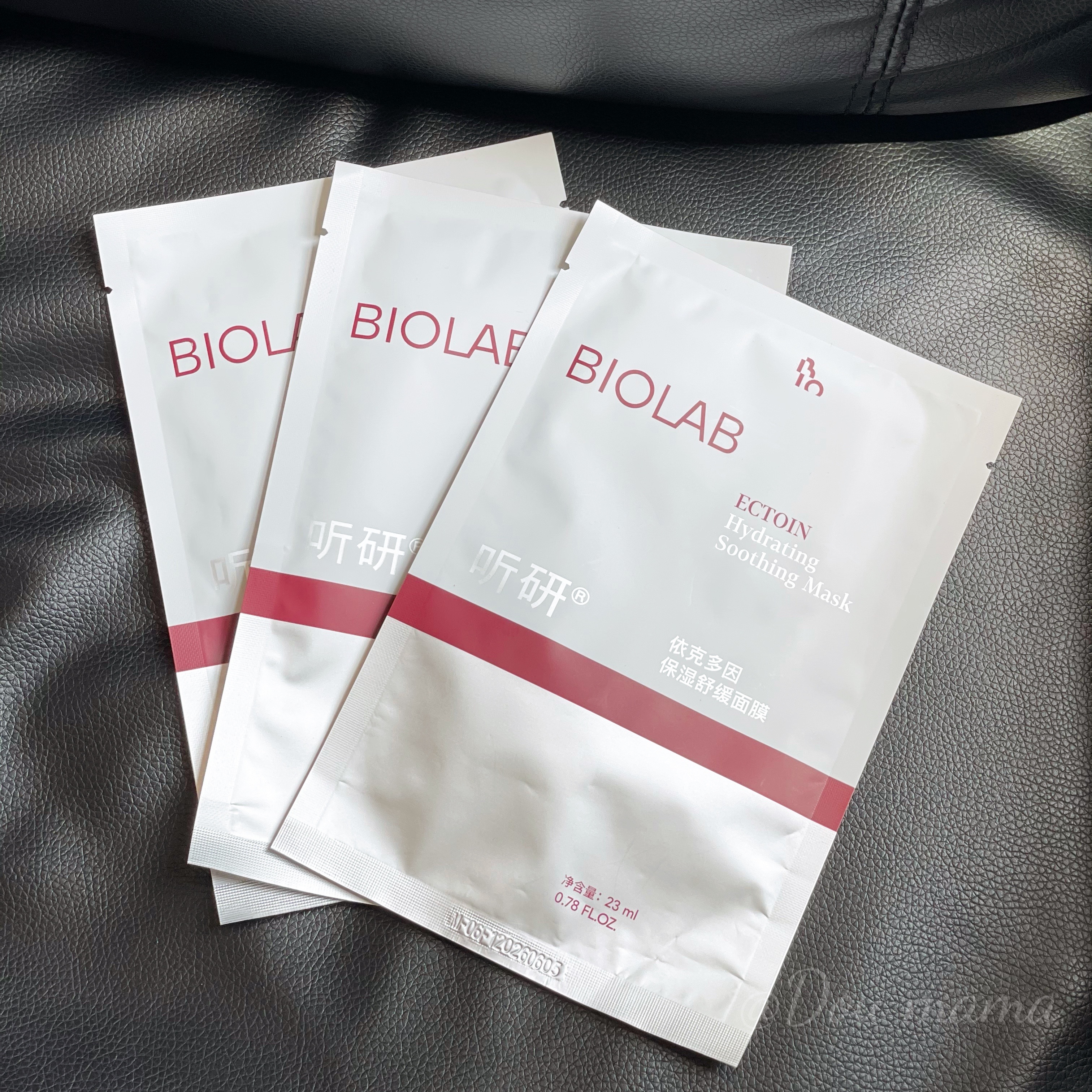 拍5包邮 BIOLAB听研依克多因舒缓保湿面膜水润褪红修护面膜贴-图1