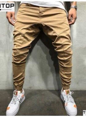 Men S skinny casual jeans stretch denim pants long trousers