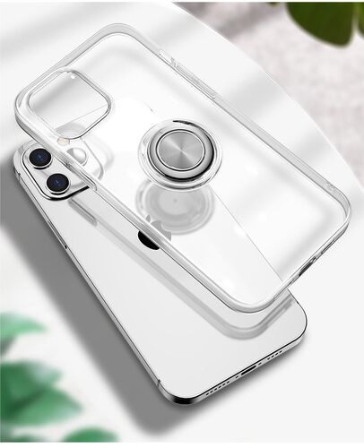 For Apple iphone 12 Pro Max Case With Ring Stand Magnet Sof - 图1