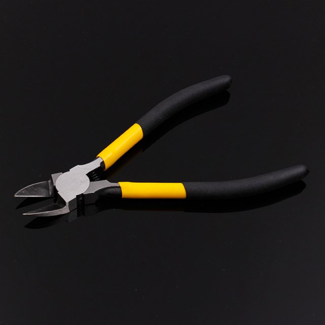 1 Pc Yellow Wire Stripper Plier Diagonal Cutting Pliers - 图2