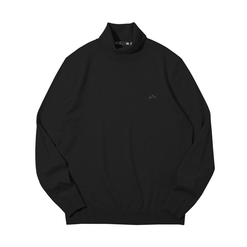 HLA/海澜之家黑色高领毛衣羊毛衫男冬季新款加厚打底衫长袖针织衫,淘宝优惠券,粉丝福利购,淘宝优惠卷