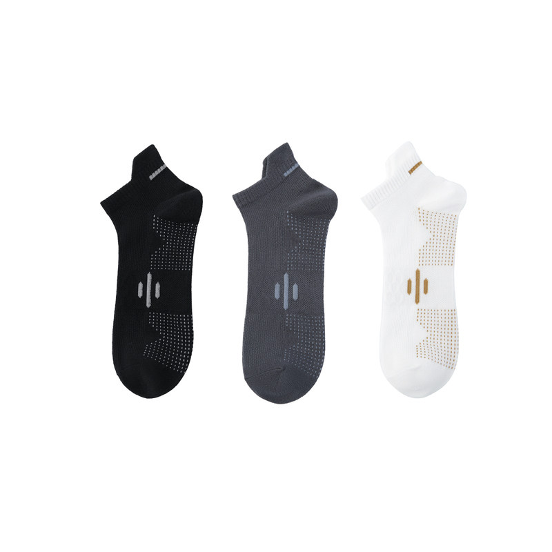 HLA/海澜之家三双装折耳根款船袜男25新舒适透气柔软精梳棉袜子男,淘宝优惠券,粉丝福利购,淘宝优惠卷