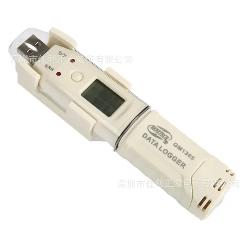 标智GM1365温湿度记录仪冷链温度湿度自动记录带报警药房仓库 - 图0