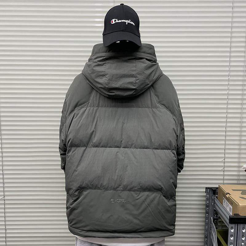 羽绒服男士秋冬季宽松连帽拼接派克服短款轻薄加厚保暖休闲外套潮,淘宝优惠券,粉丝福利购,淘宝优惠卷